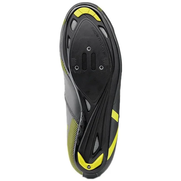 Northwave Jet 2 Road Shoes Anthracite - Yellow Fluo