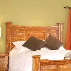Guamuchil Panel Headboard Artisan Home Furniture Size: Queen