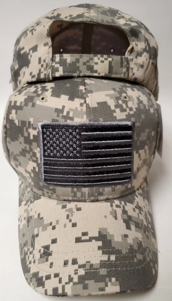 USA Military Blackout Camo Cap American Gulf War 12