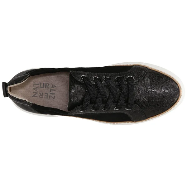 Naturalizer Zoey Sneaker - Women's - Black Faux Leather