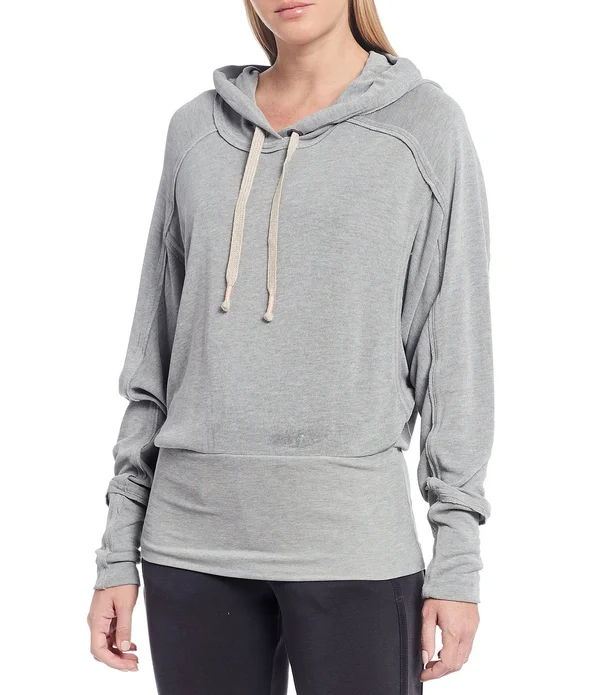 Free People Movement Ready Go Hoodie (GREYCOMBO - XS)