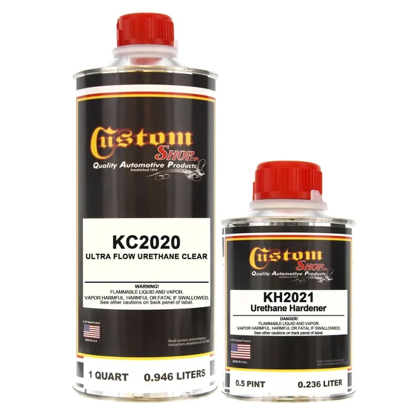 1 Quart Kit 2K Super Flow Polyurethane Clear Auto Paint