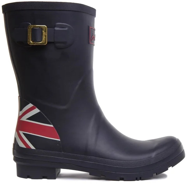 Joules Molly Welly Women's Rain Boots Navy Union Jack : 6 B - Medium