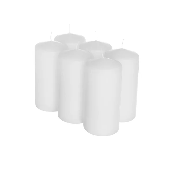 Royal Imports Pillar Candles White Unscented Premium Wax - 60 Hours Burning for Wedding, Spa, Party, Birthday, Holiday, Bath, Hom
