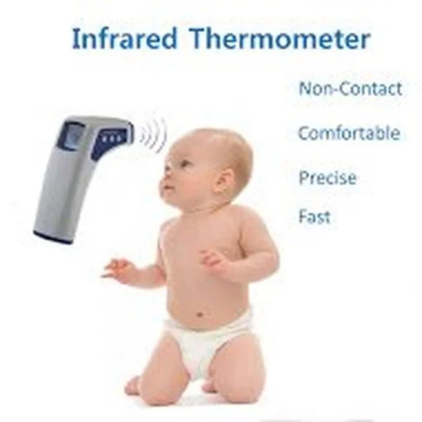 Professional Clinical Large LCD Non-Contact Infrared Thermometer Forehead