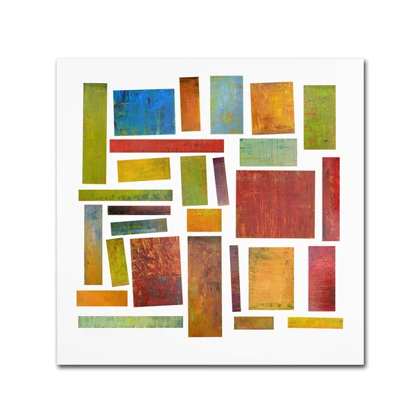 Trademark Global Michelle Calkins 'Building Blocks One' Canvas Art