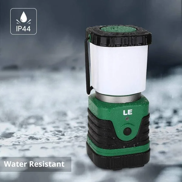Le LED Camping Lantern Rechargeable - 1000lm, 4 Light Modes, 4400mAh Power Bank, IP44 Waterproof, Perfect Lantern Flashlight for