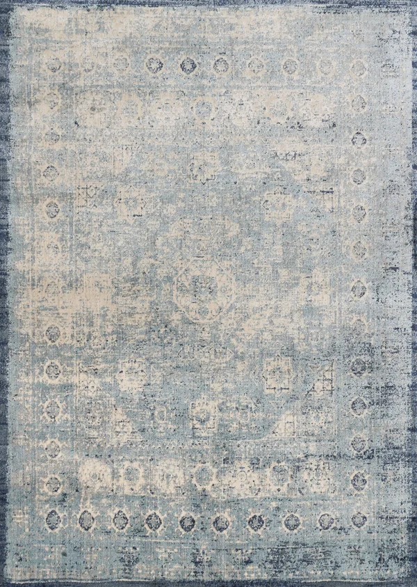 Loloi Anastasia AF-14 2&7x22 x 10& Light Blue - Ivory Rug