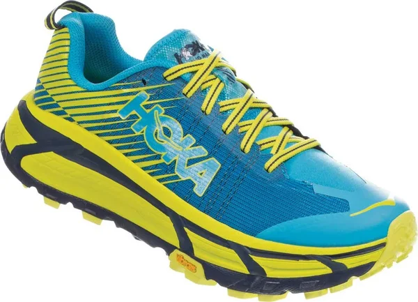 Hoka Women's Evo Mafate 2 Trail Running Shoes in Cyan/Citrus - Size 5.5