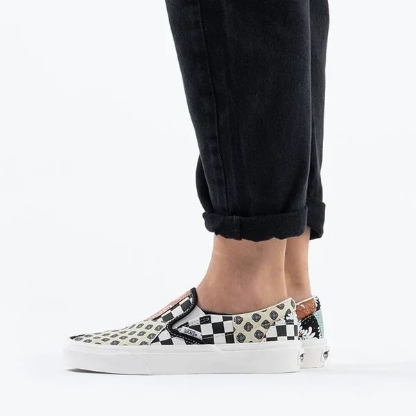 Vans Tiger Patchwork Classic Slip-On (Black/True White)