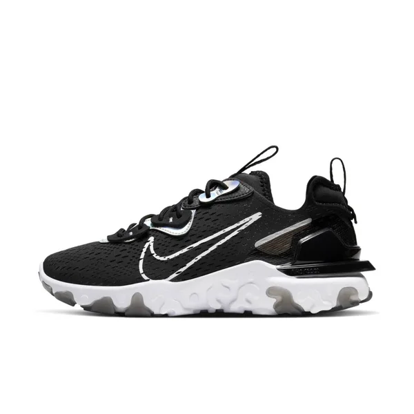 Nike Women's React Vision Essential Shoes: Black/White 8 - CW0730-001