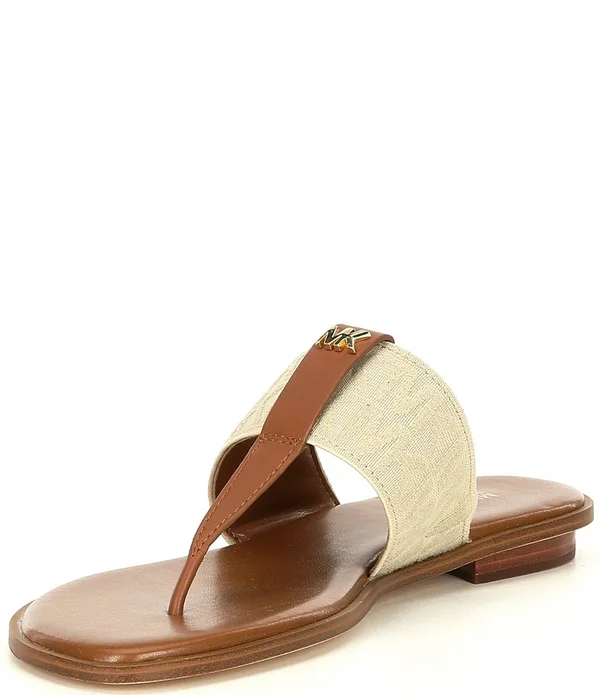 Michael Michael Kors Women's Verity Thong Sandals - Black - 10M
