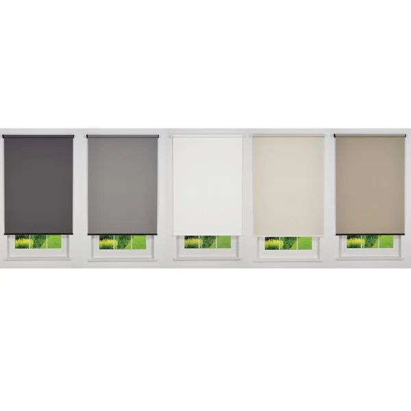 Linen Avenue Cordless Blackout Roller Shade - Taupe 20 W x 78 H