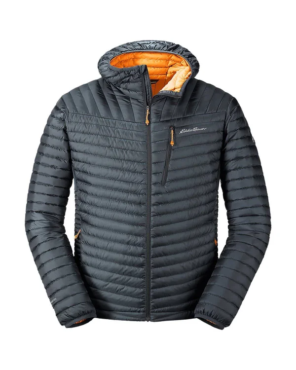 Eddie Bauer Men's Microtherm 2.0 Down Hooded Jacket - Blue - L