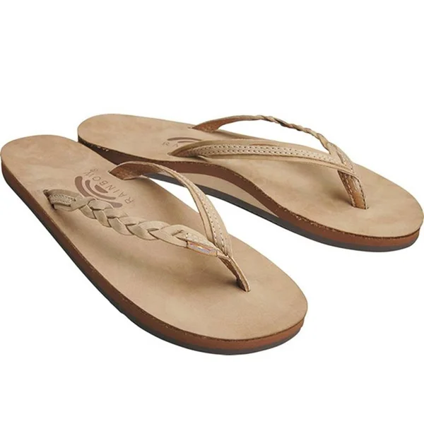 Rainbow Sandals Flirty Braidy Sandals Mocha, XL