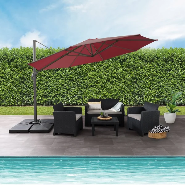 CorLiving Deluxe Offset Patio Umbrella