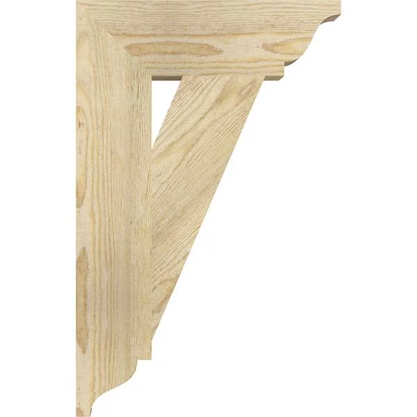 4x22W x 14x22D x 22x22H Traditional Traditional Rough Sawn BRACKET, Douglas Fir