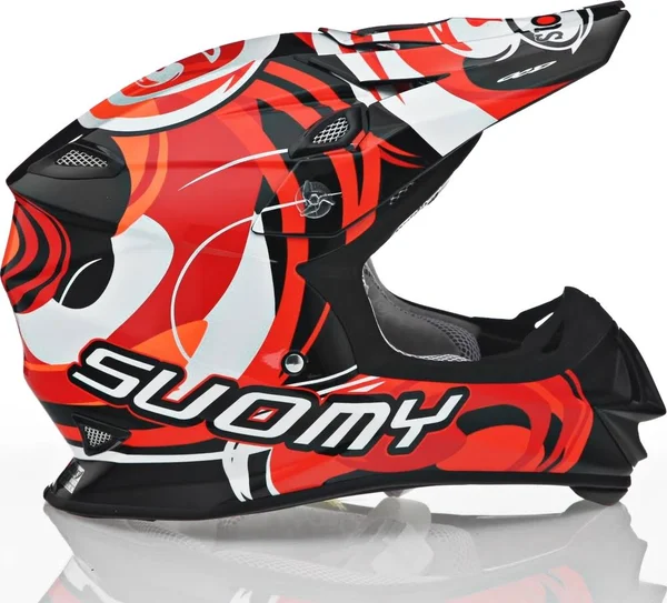 Suomy MX Jump Vortex Red Helmet Size Medium