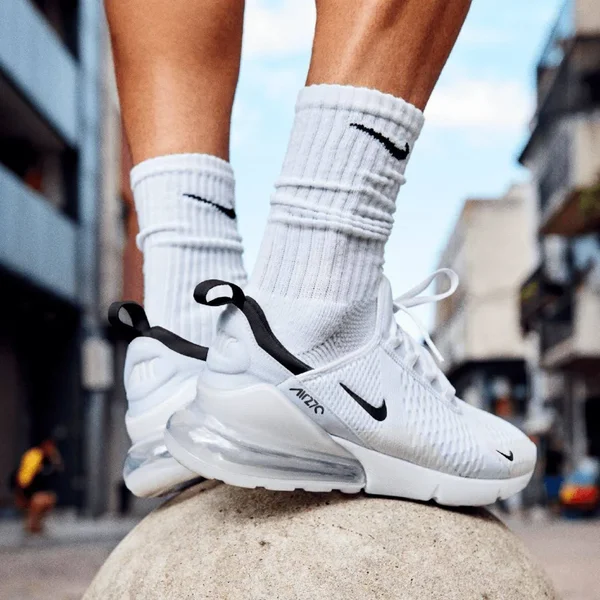 Nike Air Max 270 White Men's Shoes, Size: 15