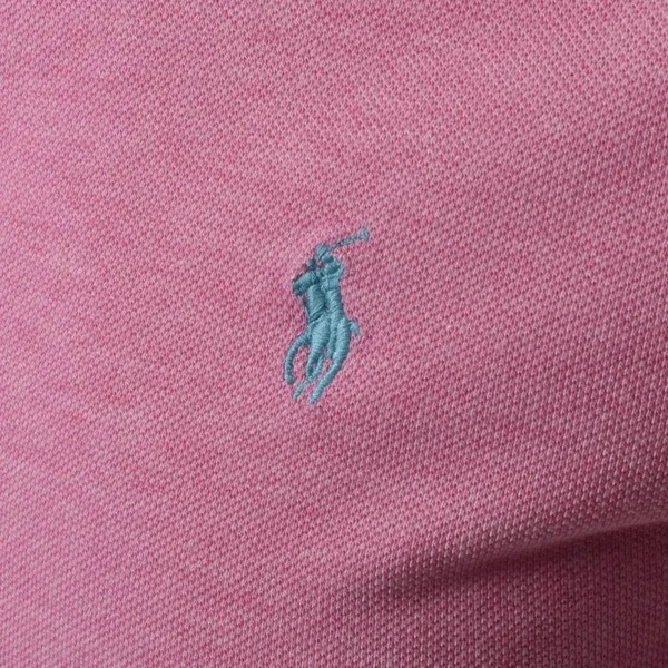 Ralph Lauren Slim Fit Polo T Shirt Pink