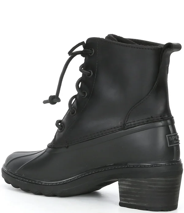 Sperry Women's Saltwater Heel Leather Duck Boots