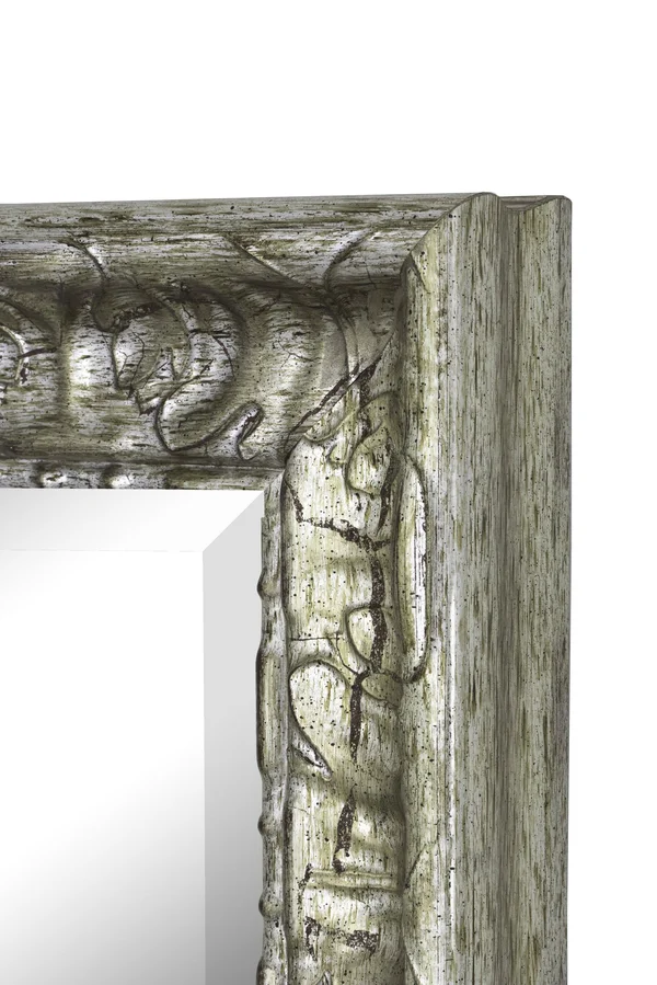 Hitchcock Butterfield Black and Nickel Silver Nuevo II Wall Mirror
