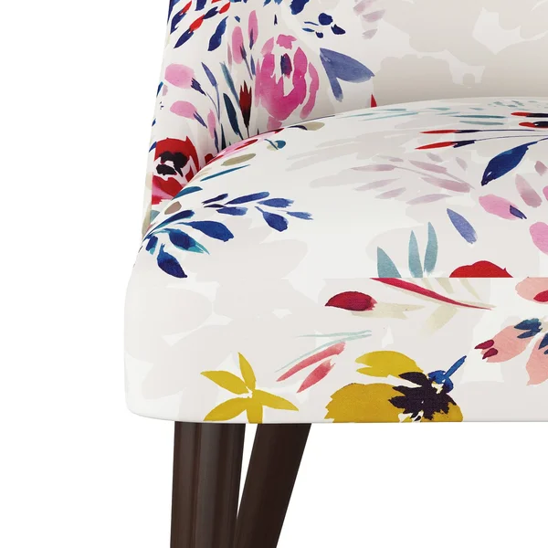 Jeanne Rounded Back Dining Chair Multi Floral - Skyline Furniture