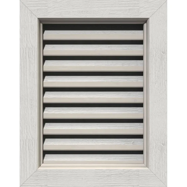 Ekena Millwork GVWVE20X3000RFPWR 20x22W x 30x22H Vertical Gable Vent (25x22W x 35x22H Frame Size): Primed, Functional, Rough Saw
