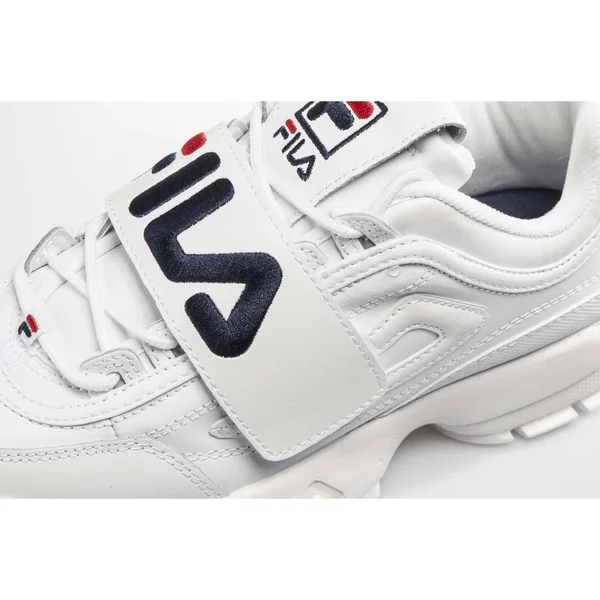 Fila Disruptor II Applique Shoes - White - 7.5