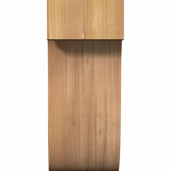 Ekena Millwork COR06X06X14DEL00RWR 6x22W x 6x22D x 14x22H Del Monte Rough Sawn Corbel - Western Red Cedar