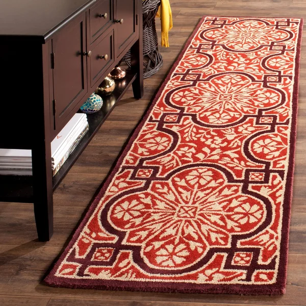 Safavieh Martha Stewart MSR4551A Vermillon 4& Round Area Rug