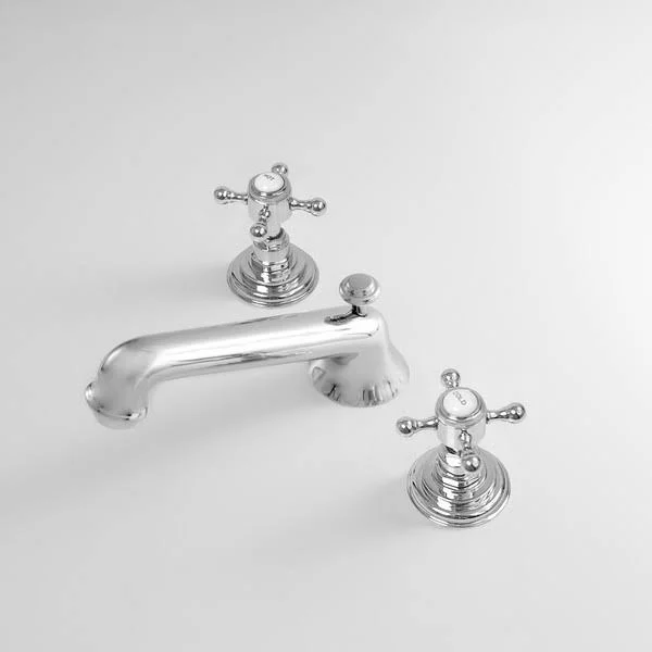 Sigma 1.157808.49 Lavatory Set w/Sussex Handles Polished Nickel Uncoated