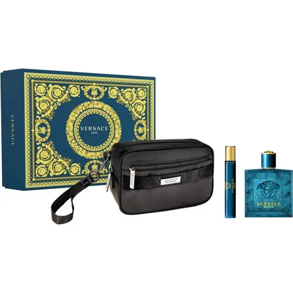 Eros by Versace - 3 Piece Gift Set for Men