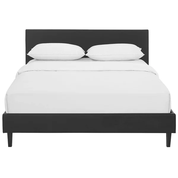Modway Anya Queen Vinyl Bed - White