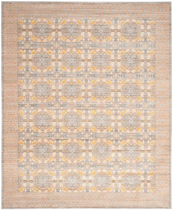Safavieh Valencia VAL210F Light Grey - Multi 8& x 10& Area Rug