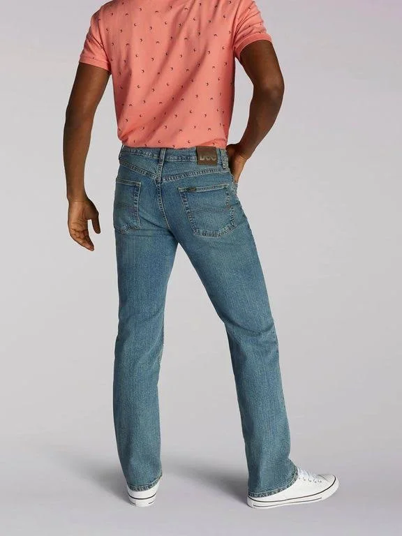Lee Men's Relaxed Fit Straight Leg Jeans