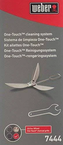 Weber 7444 22-1/2-Inch One-Touch Cleaning System Kit for Grills