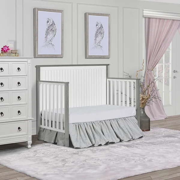 Dream on Me Alexa II 5 in 1 Convertible Crib - Silver