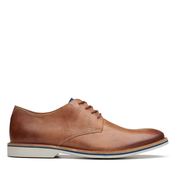 Clarks Men's Atticus Lace Oxford - Size: 11, Tan Leather