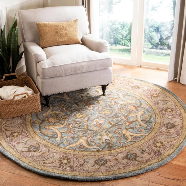 Safavieh Heritage HG915A 2&3x22 x 14&0x22 Runner Blue, Beige Area Rug