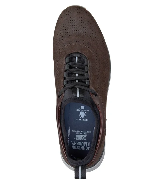 Johnston & Murphy Men's XC4 Prentiss U-Throat, Chocolate Oiled Nubuck Size: 9.5 M