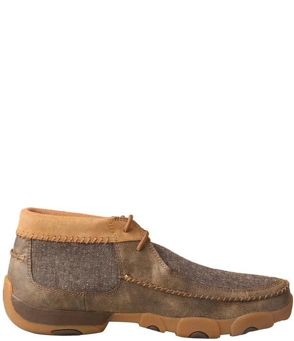 Twisted x Men's Chukka Driving Moc - Bomber & Dust