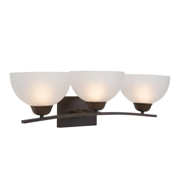 Yosemite Home Decor Alta Peak 107-3V-AWCF Bathroom Vanity Light - White