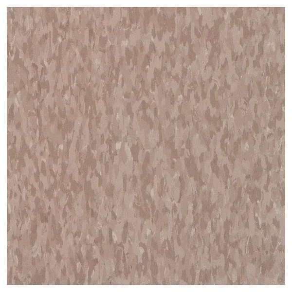 Armstrong Flooring Imperial Texture 45-Piece 12-in x 12-in Cafe Latte Commercial VCT Tile in Brown - 57502031