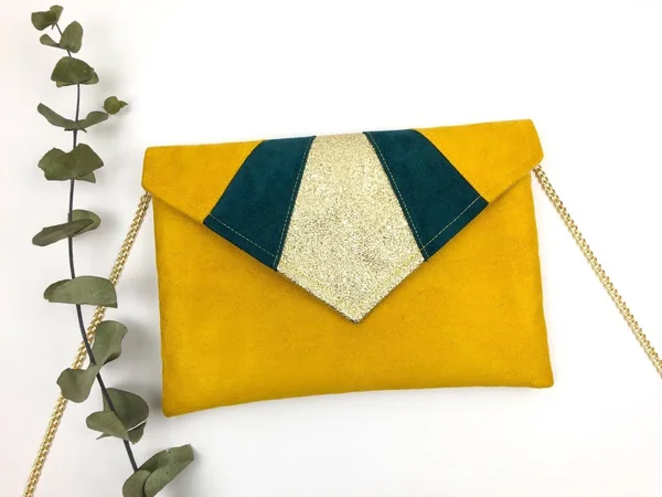 Personalize Wedding Pouch, Custom Envelope Clutch, Wedding Evening Clutch, Bridesmaid, Suede Clutch