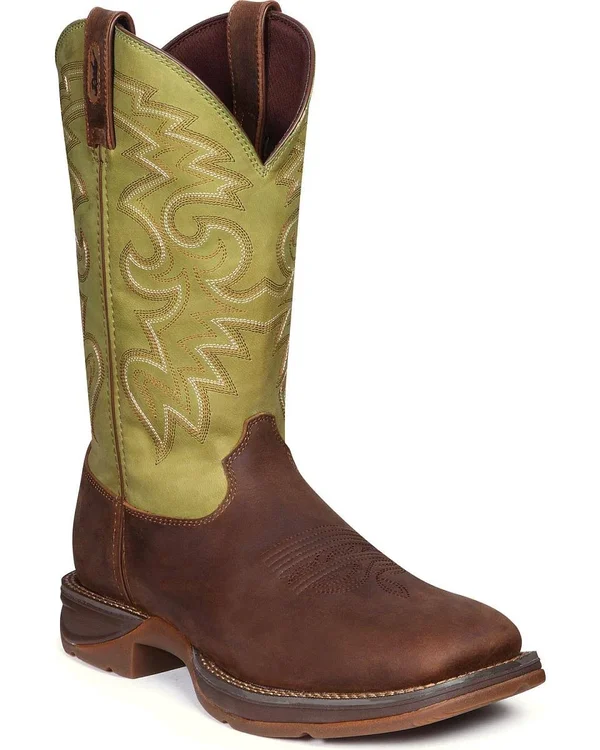 Men's Rebel Coffee & Cactus Pull-On Western Boot by Durango Db5416