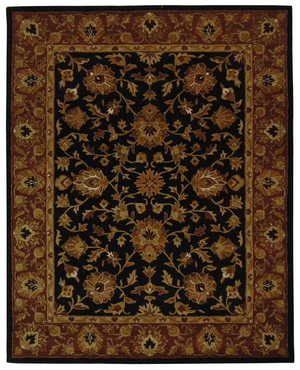 Safavieh Heritage HG112A 4&6x22 x 6&6x22 Black - Red Rug