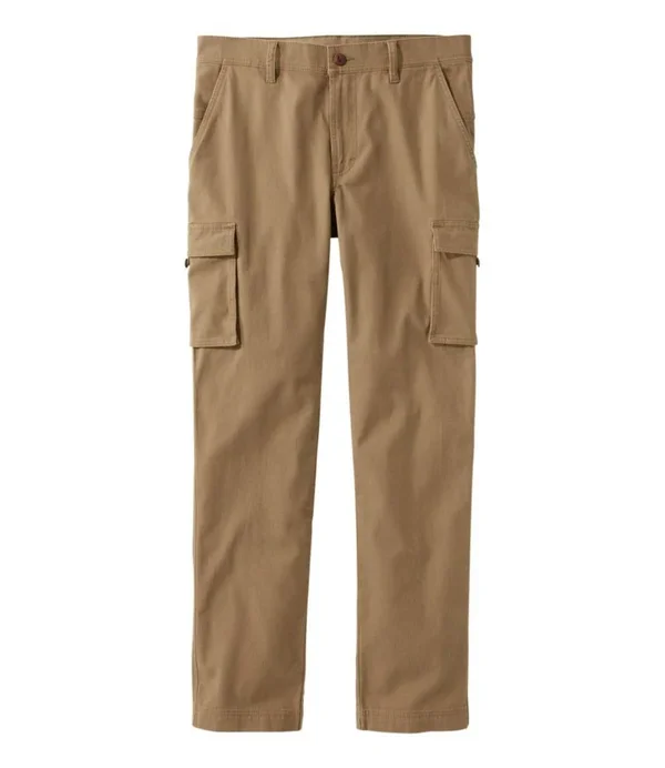 Men's BeanFlex Canvas Cargo Pants - Standard Fit Tan 31x29, L.L.Bean