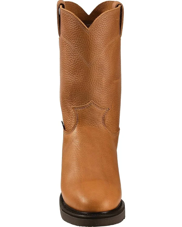 Justin Original Men's Conductor Wellington Work Boots - Copper