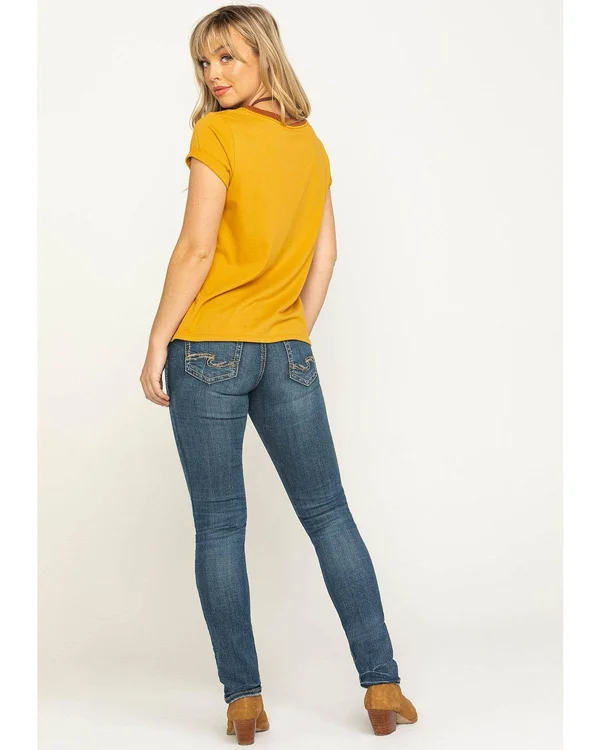 Silver Women's Suki Straight Indigo Jeans